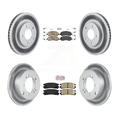 Kit de Rotor de frein à disque, revêtement de coussinets en céramique avant et arrière, pour Chrysler Sebring mitsubishi