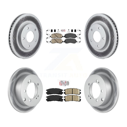 Kit de Rotor de frein à disque, revêtement de coussinets en céramique avant et arrière, pour Chrysler Sebring mitsubishi