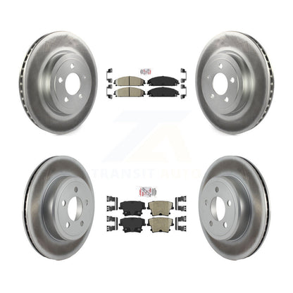 Kit de rotors de frein à disque, revêtement de coussinets en céramique avant et arrière, pour Dodge Charger Chrysler 30