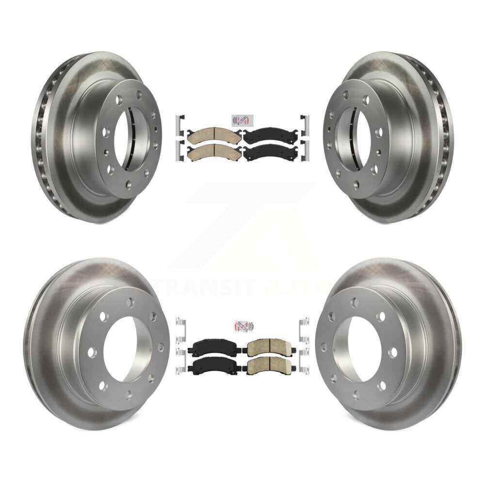 Kit de rotors de frein à disque, revêtement de coussinets en céramique avant et arrière, pour Chevrolet Express 2500 GM