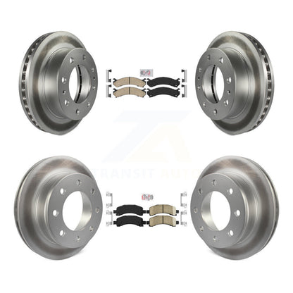 Kit de rotors de frein à disque, revêtement de coussinets en céramique avant et arrière, pour Chevrolet Express 2500 GM