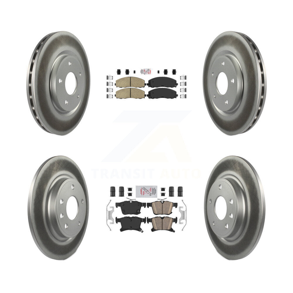 Kit de rotors de frein à revêtement en céramique avant et arrière, pour Chrysler Pacifica Grand Carava