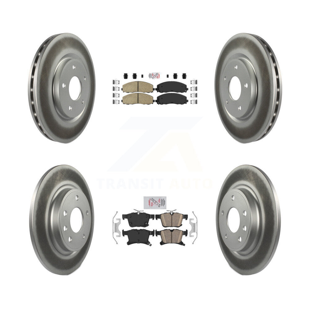 Kit de rotors de frein à revêtement en céramique avant et arrière, pour Chrysler Pacifica Grand Carava