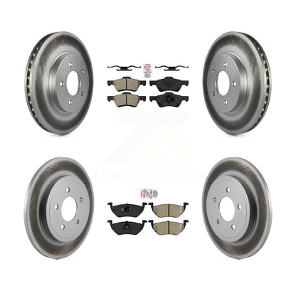 Kit de rotors de frein à revêtement semi-métallique avant et arrière, pour Ford Escape Mazda Tribut