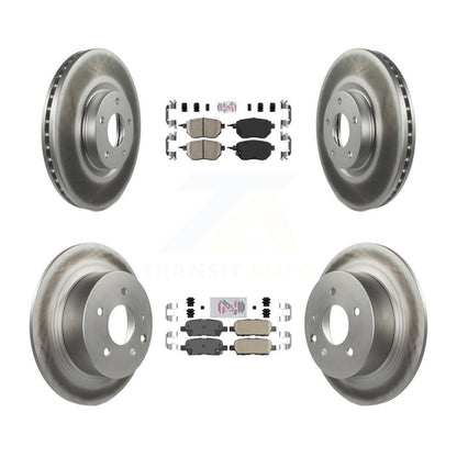 Kit de plaquettes en céramique avant et arrière et disques de frein enduits pour Nissan Altima Maxim