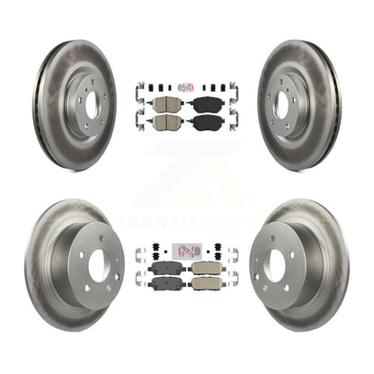 Kit de plaquettes en céramique avant et arrière et disques de frein enduits pour Nissan Altima Maxim