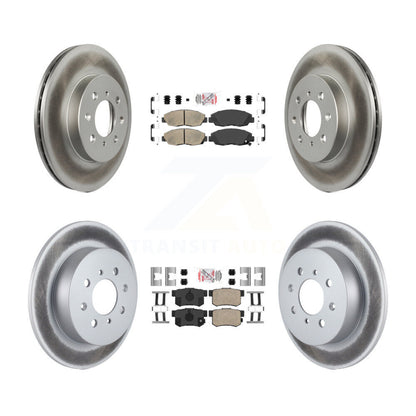 Kit de plaquettes de frein en céramique avant et arrière et disques de frein enduits, pour Honda Civic Acura E