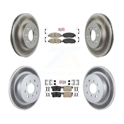 Kit de plaquettes de frein en céramique avant et arrière et disques de frein enduits, pour Honda Civic Acura E