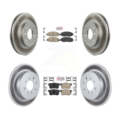 Kit de plaquettes de frein en céramique avant et arrière et disques de frein enduits, pour Honda Civic Acura E