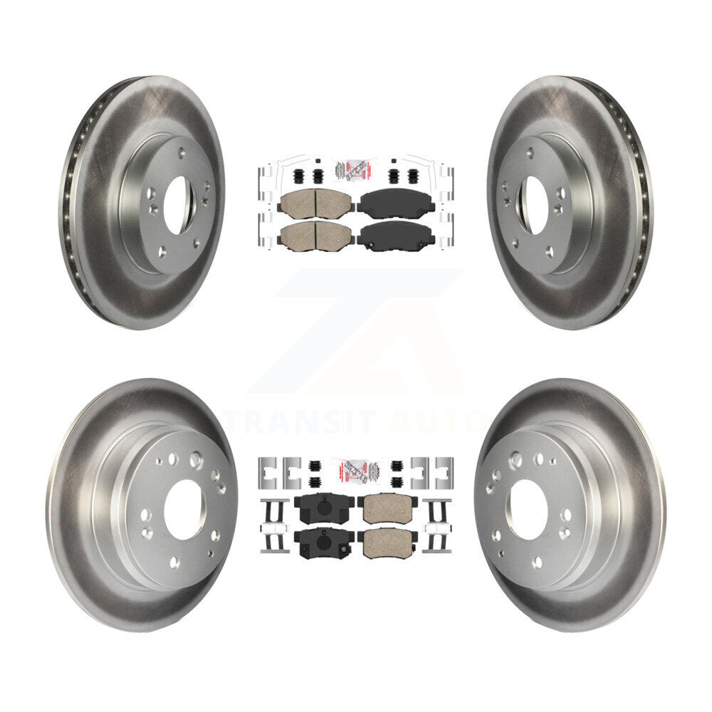 Kit de rotors de frein à disque avant et arrière en céramique, pour Honda Elemen 2003 – 2011