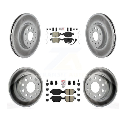 Kit de Rotor de frein à disque, revêtement de protection semi-métallique avant et arrière, pour Volkswagen Jetta 2.0