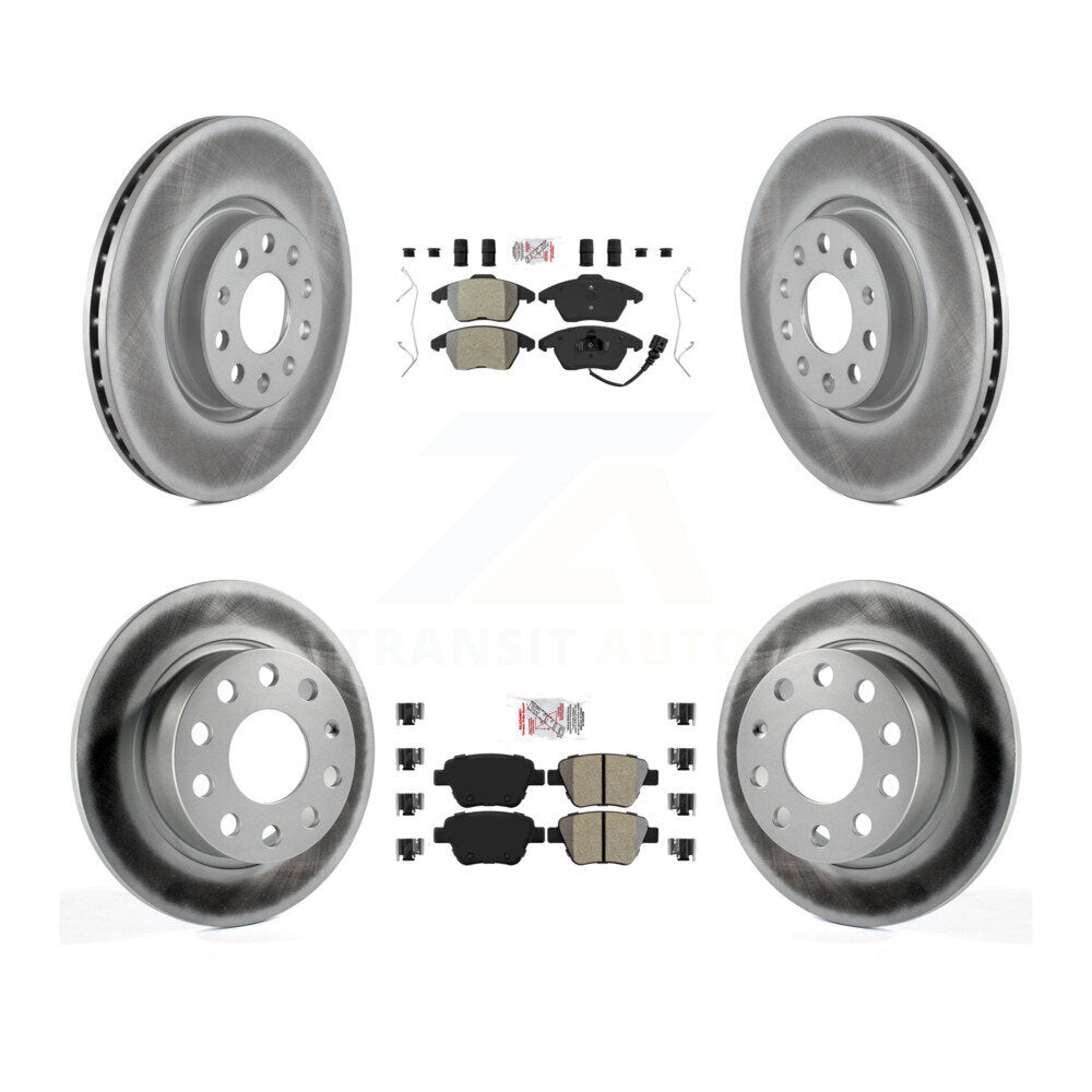 Kit de Rotor de frein à disque, revêtement de protection semi-métallique avant et arrière, pour Volkswagen Jetta 2.0