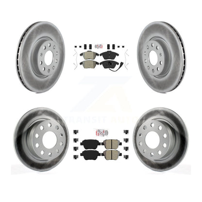 Kit de Rotor de frein à disque, revêtement de protection semi-métallique avant et arrière, pour Volkswagen Jetta 2.0