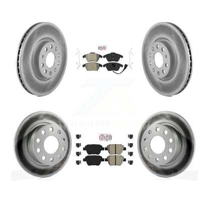 Kit de Rotor de frein à disque, revêtement de protection semi-métallique avant et arrière, pour Volkswagen Jetta 2.0
