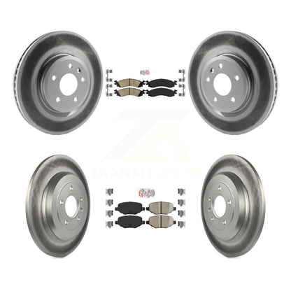 Kit de Rotor de frein à disque recouvert de tampons en céramique avant et arrière, pour Ford Taurus SH 2010 – 2012