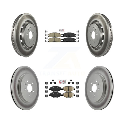 Kit de Rotor de frein à revêtement de plaquette semi-métallique avant et arrière en céramique pour Ford Explorer Fle