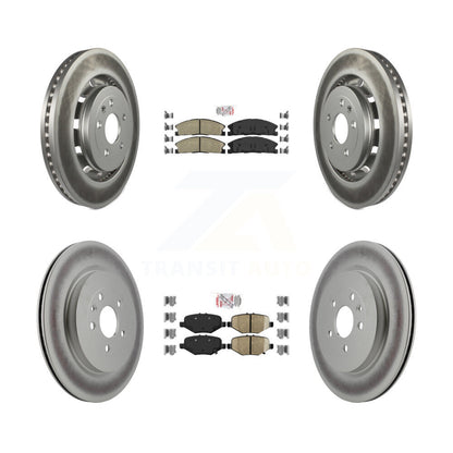 Kit de Rotor de frein à couche de plaquettes en céramique avant et arrière, pour Ford Explorer Flex Taurus Polic
