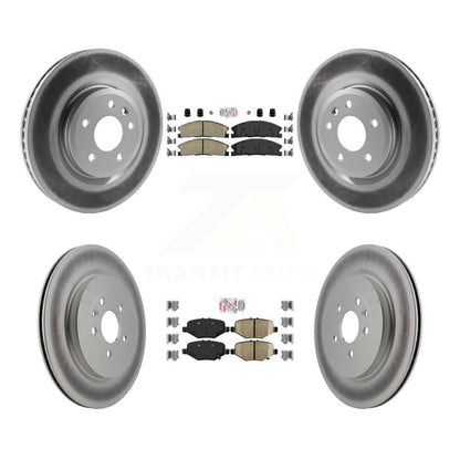 Kit de rotors de frein à disque recouverts de plaquettes en céramique avant et arrière, pour Ford Explorer Spor 2013