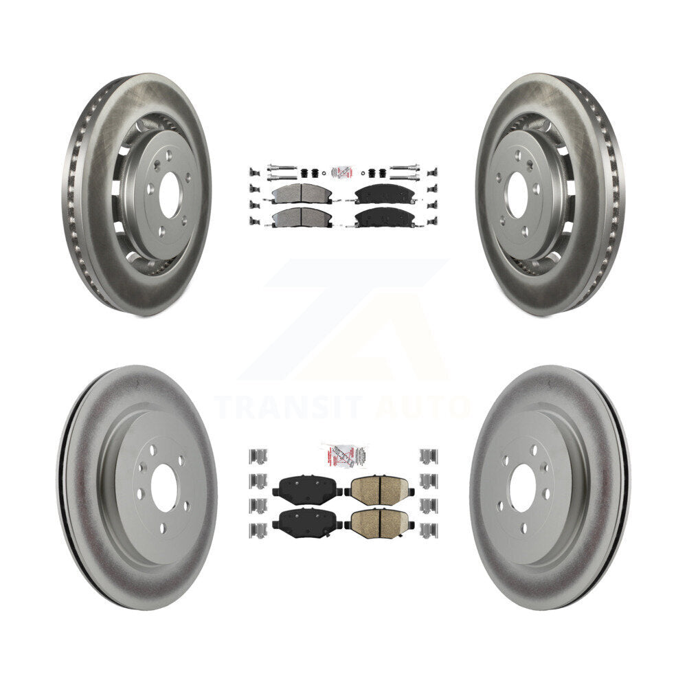 Kit de Rotor de frein à revêtement en céramique, semi-métallique avant et arrière, pour Ford Explorer Fle