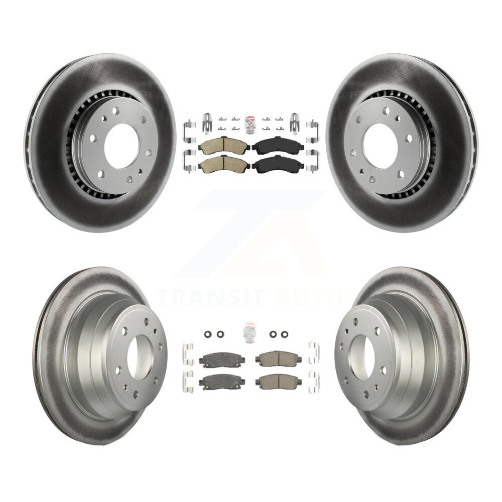 Kit de rotors de frein à revêtement en céramique avant et arrière, pour Chevrolet GMC Trailblazer Envo