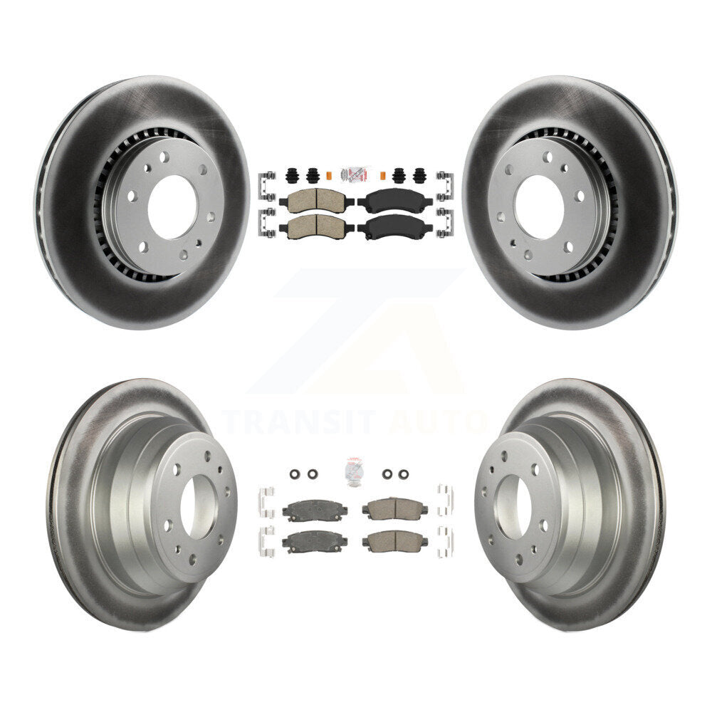 Kit de rotors de frein à revêtement en céramique avant et arrière, pour Chevrolet Trailblazer GMC Envo