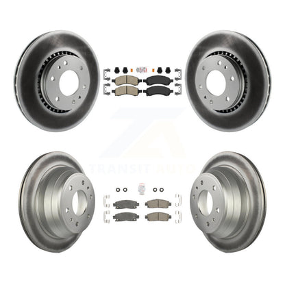 Kit de rotors de frein à revêtement en céramique avant et arrière, pour Chevrolet Trailblazer GMC Envo