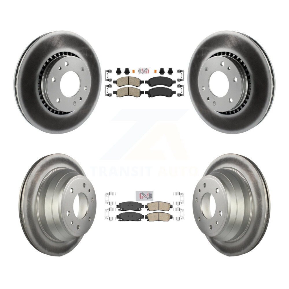 Kit de rotors de frein à revêtement en céramique avant et arrière, pour Chevrolet Trailblazer GMC Envo