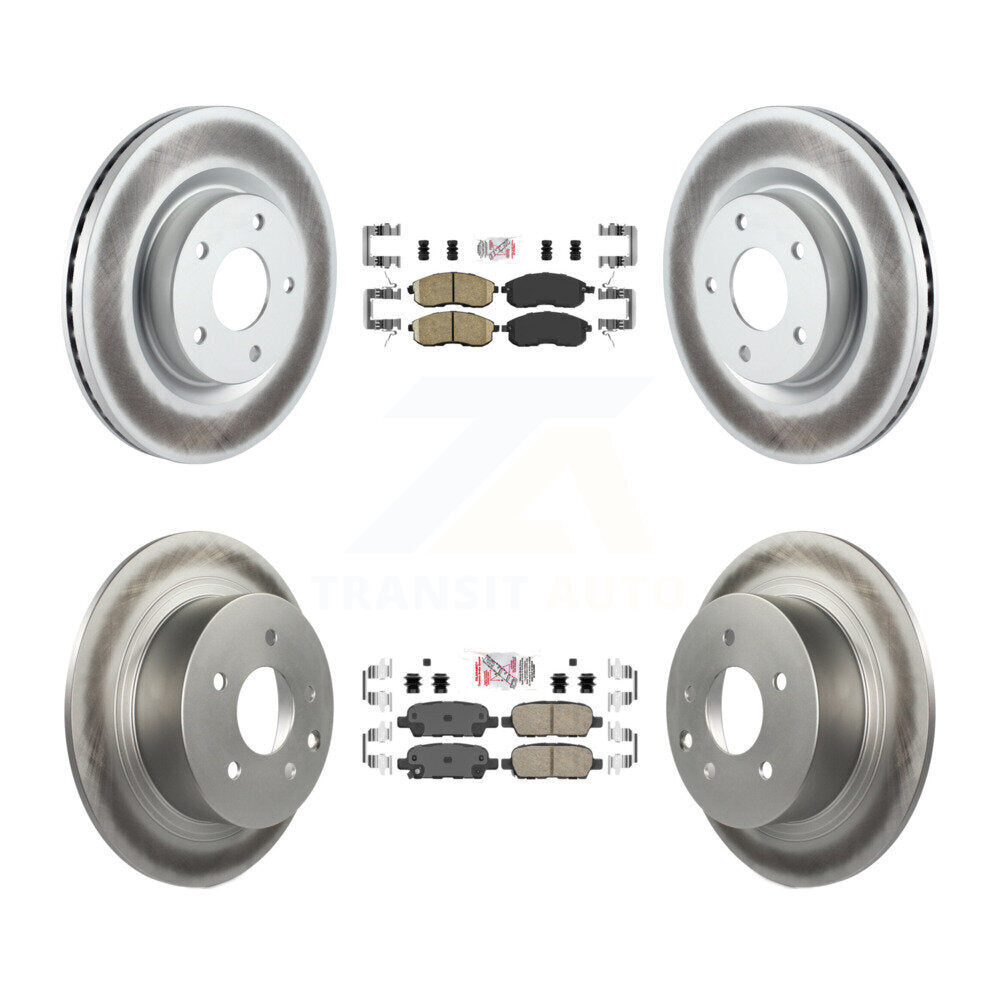 Kit de rotors de frein à disque avant et arrière en céramique, pour Nissan Altim 2007 – 2009