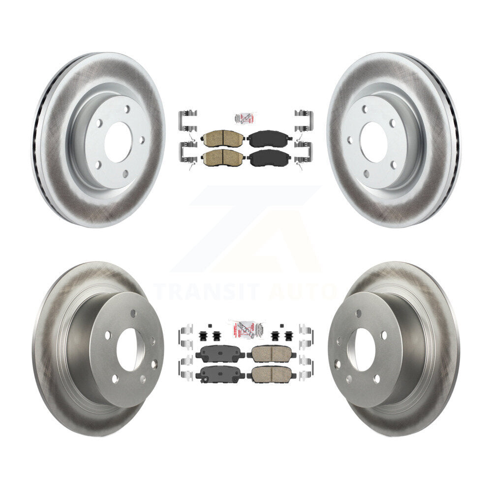 Kit de rotors de frein à disque avant et arrière en céramique, pour Nissan Altim 2007 – 2009