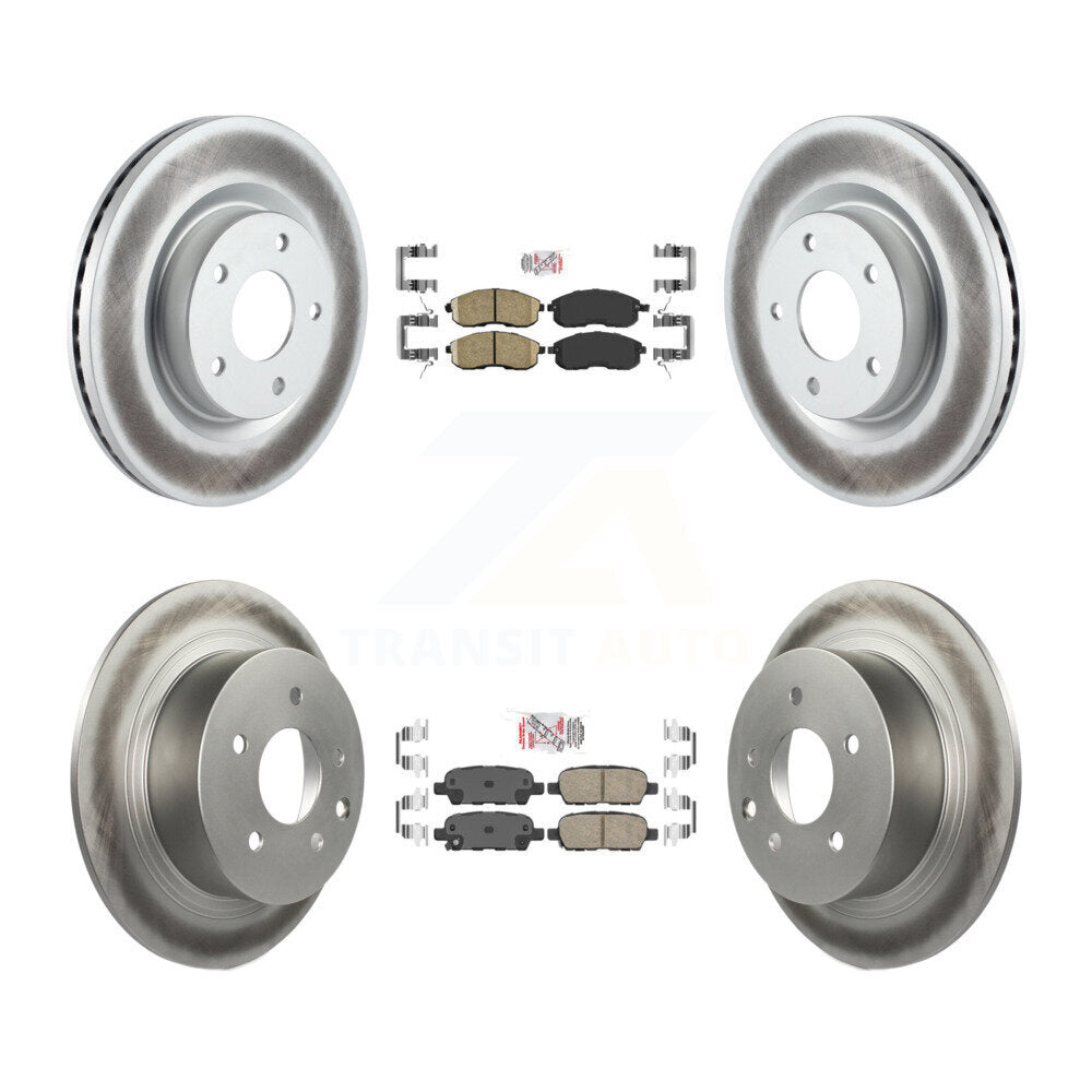 Kit de rotors de frein à disque avant et arrière en céramique, pour Nissan Altim 2007 – 2009