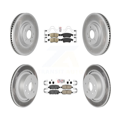 Kit de plaquettes de frein en céramique avant et arrière et disques de frein enduits pour INFINITI G37 G35 Q6