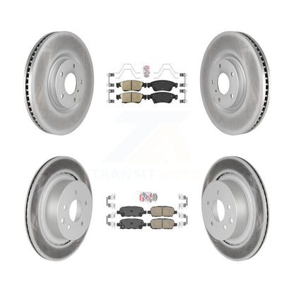 Kit de plaquettes de frein en céramique avant et arrière et disques de frein enduits pour INFINITI G37 G35 Q6