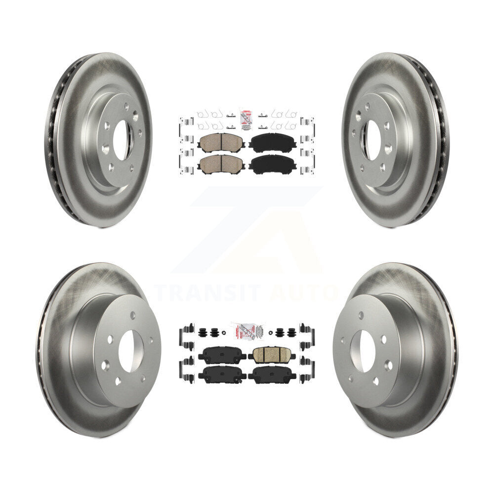 Kit de rotors de frein à disque en céramique, revêtement avant et arrière, pour Nissan Rogue Sport Qashqa