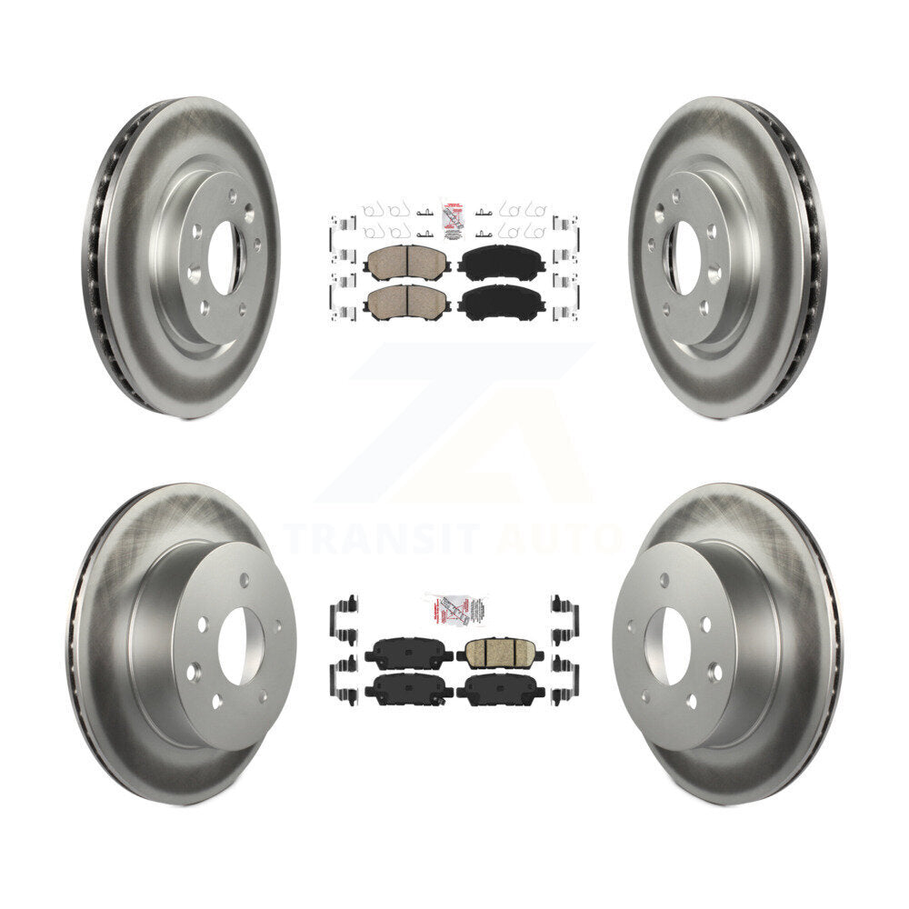 Kit de rotors de frein à disque en céramique, revêtement avant et arrière, pour Nissan Rogue Sport Qashqa