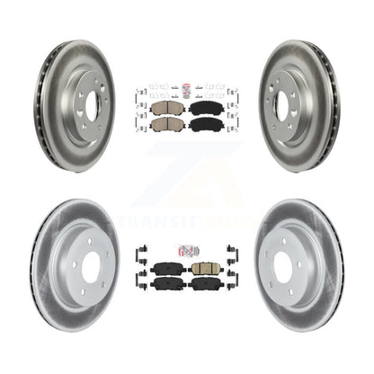 Kit de rotors de frein à disque, revêtement de coussinets en céramique avant et arrière, pour Nissan Qashqai Rogue Spor