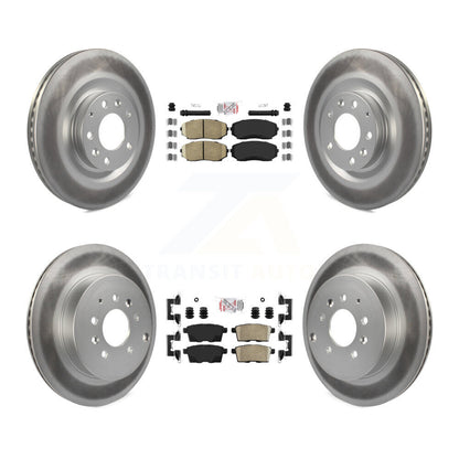 Kit de plaquettes de frein en céramique avant et arrière et disques de frein enduits pour Mazda CX-2007 – 2015