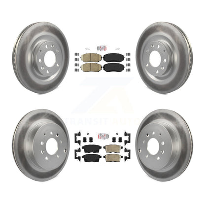 Kit de plaquettes de frein en céramique avant et arrière et disques de frein enduits pour Mazda CX-2007 – 2015