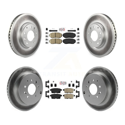 Kit de Rotor de frein à couche de plaquettes en céramique avant et arrière, pour Mazda CX-7 Ford Edge Lincoln MK