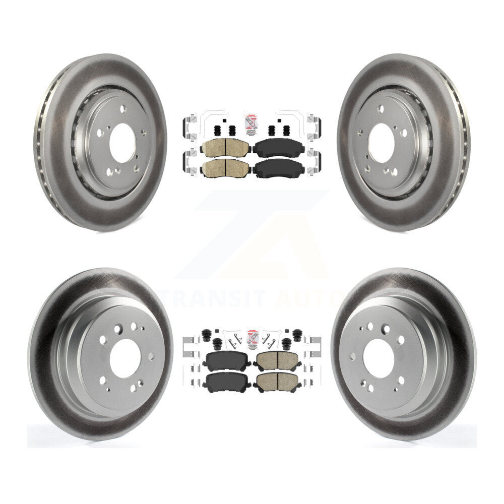 Kit de rotors de frein à disque avec revêtement en céramique, avant et arrière, pour Honda Passpor 2019 – 2024