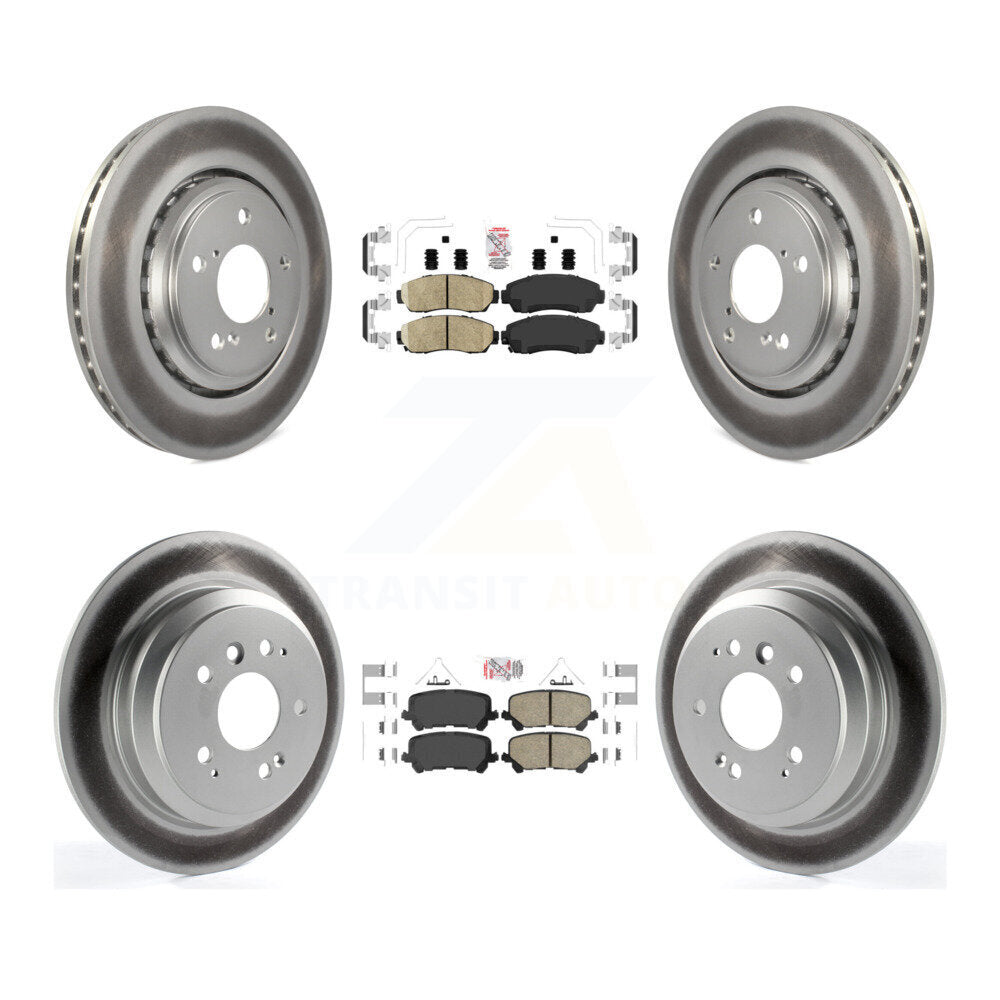 Kit de rotors de frein à disque avec revêtement en céramique, avant et arrière, pour Honda Passpor 2019 – 2024