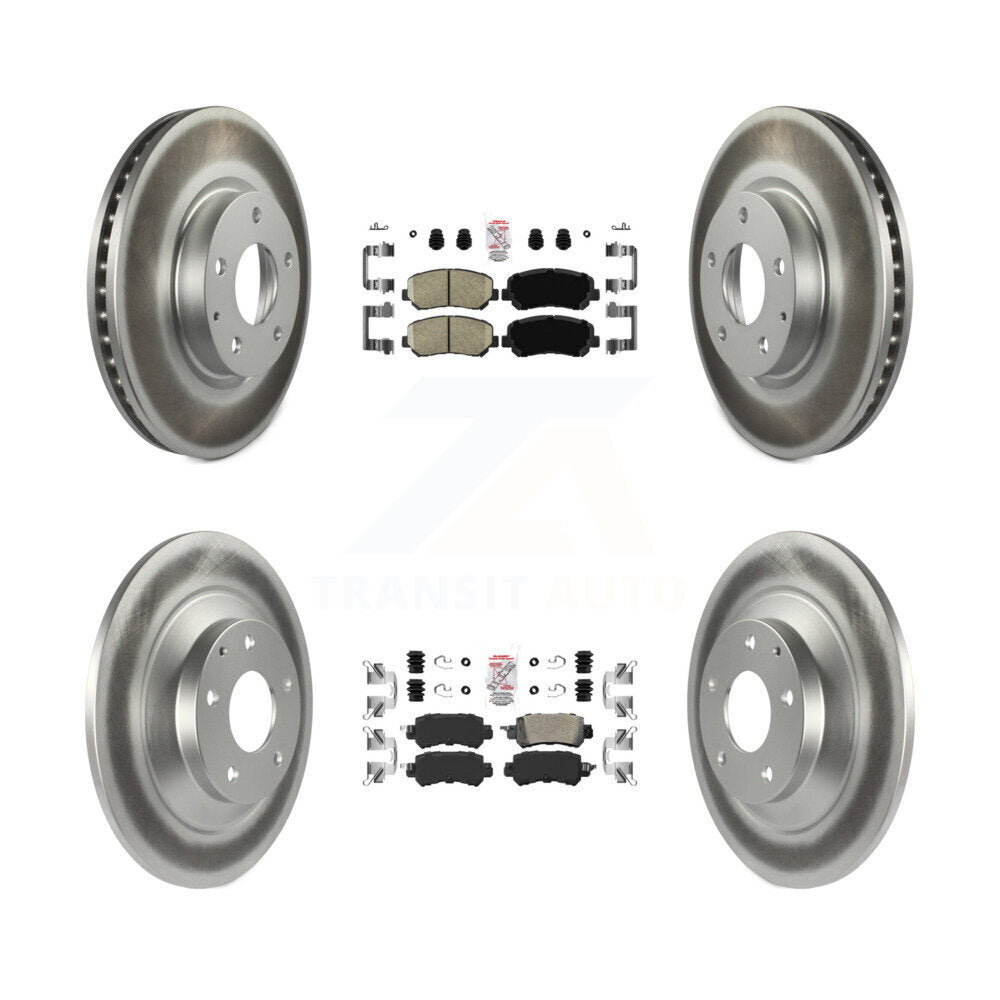Kit de plaquettes en céramique avant et arrière et disques de frein à disque revêtus pour Mazda CX-2013 – 2015