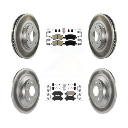 Kit de plaquettes en céramique avant et arrière et disques de frein à disque revêtus pour Mazda CX-2013 – 2015