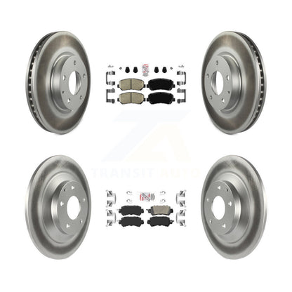Kit de plaquettes en céramique avant et arrière et disques de frein à disque revêtus pour Mazda CX-2013 – 2015
