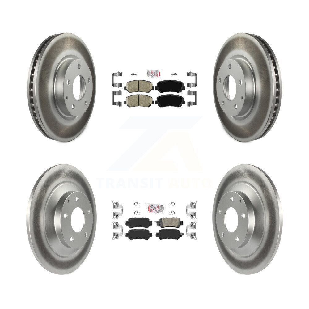 Kit de plaquettes en céramique avant et arrière et disques de frein à disque revêtus pour Mazda CX-2013 – 2015