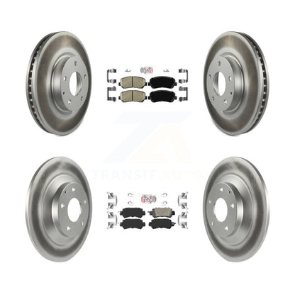 Kit de plaquettes en céramique avant et arrière et disques de frein à disque revêtus pour Mazda CX-2013 – 2015
