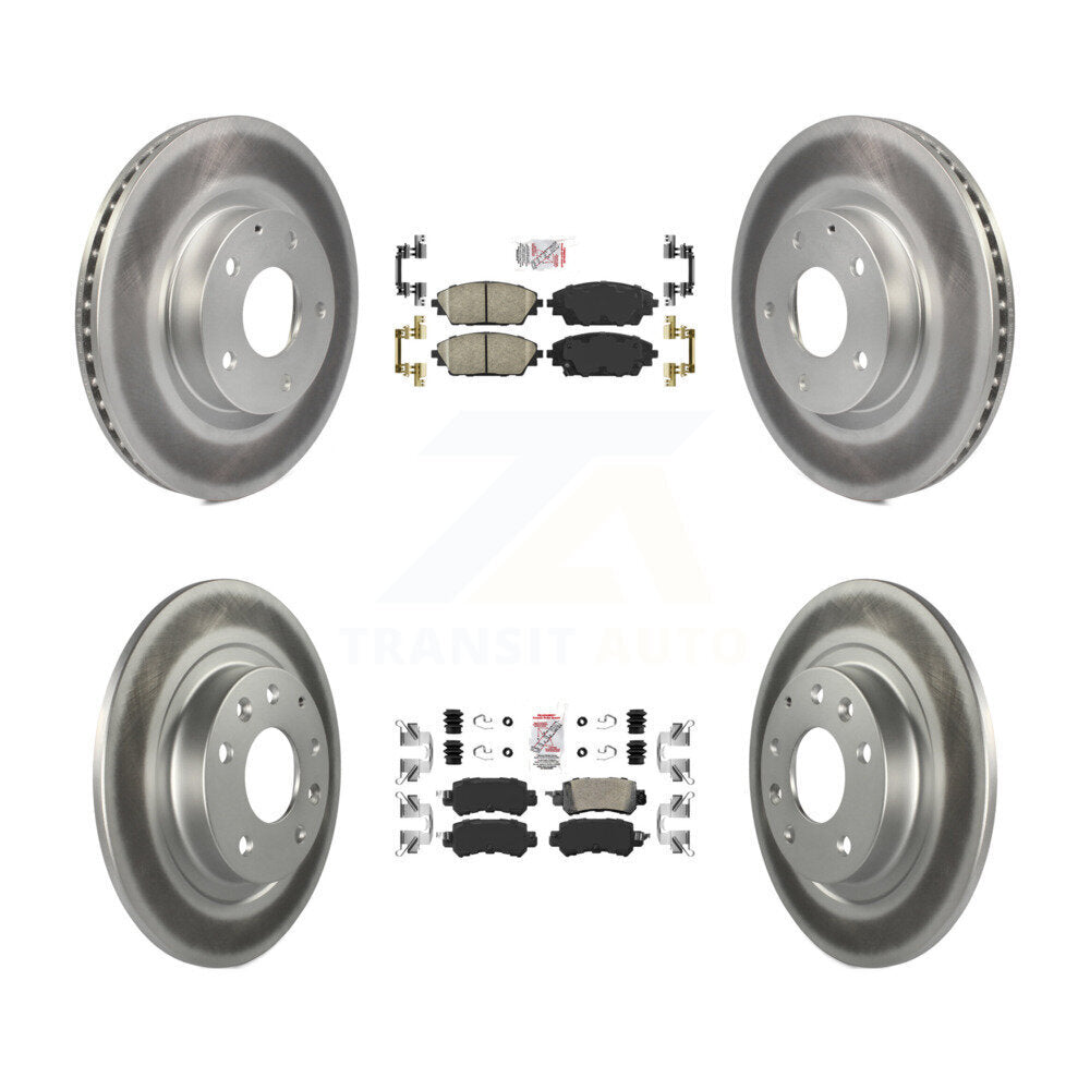 Kit de rotors de frein à disque recouverts de tampons en céramique avant et arrière, pour Mazda CX-3 AW 2016 – 2018