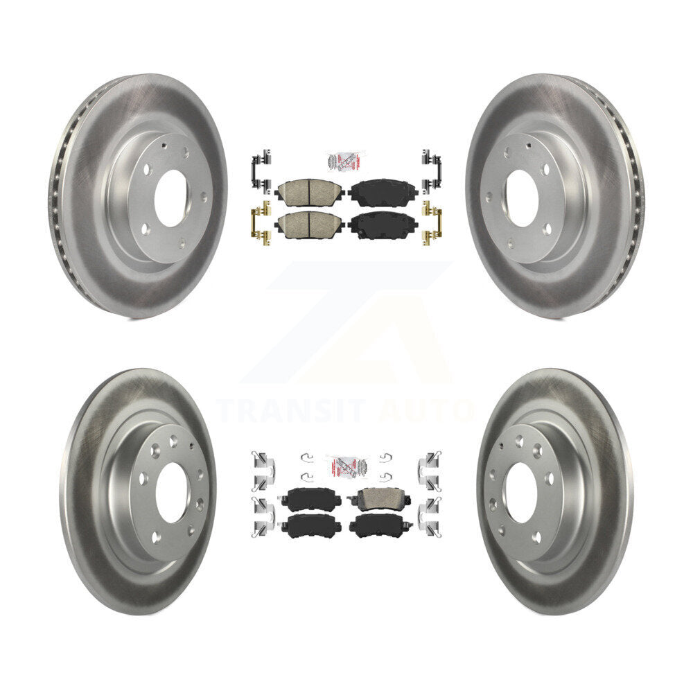 Kit de rotors de frein à disque recouverts de tampons en céramique avant et arrière, pour Mazda CX-3 AW 2016 – 2018