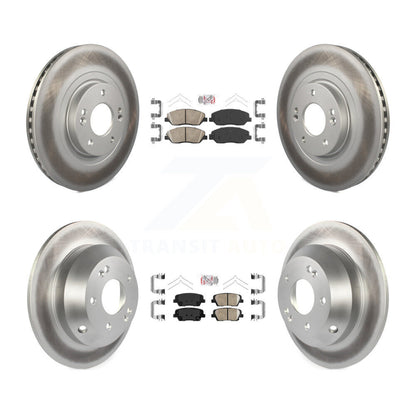 Kit de plaquettes en céramique avant et arrière et disques de frein à disque revêtus, pour Hyundai Santa Fe X