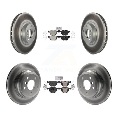 Kit de plaquettes semi-métalliques avant et arrière et disques de frein à disque revêtus pour BMW X5 X6