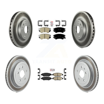 Kit de Rotor de frein avec revêtement de plaquettes en céramique, semi-métallique avant et arrière, pour Chevrolet Camar